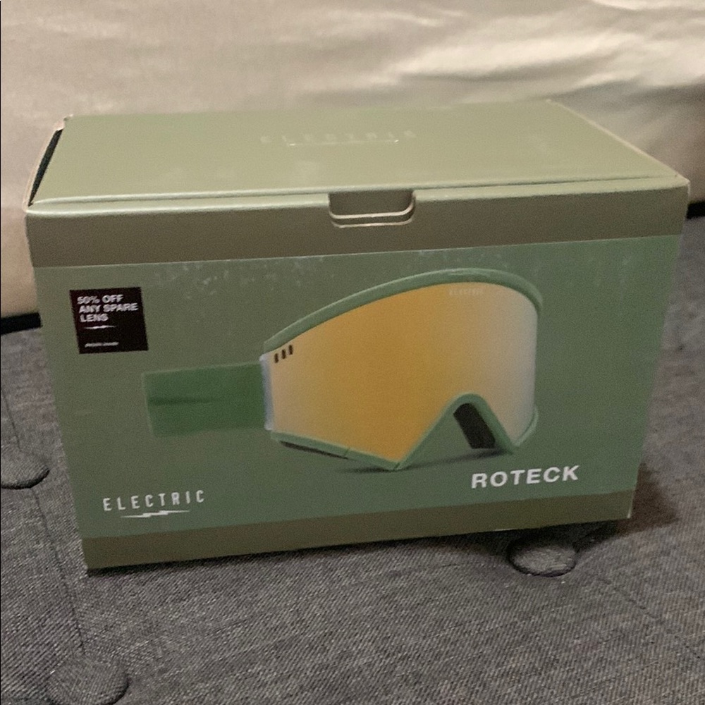 NWT Electric Roteck Matte Moss Snow Goggles